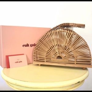 NWT CULT GAIA | Cupola Bag Small in Neutral Wood